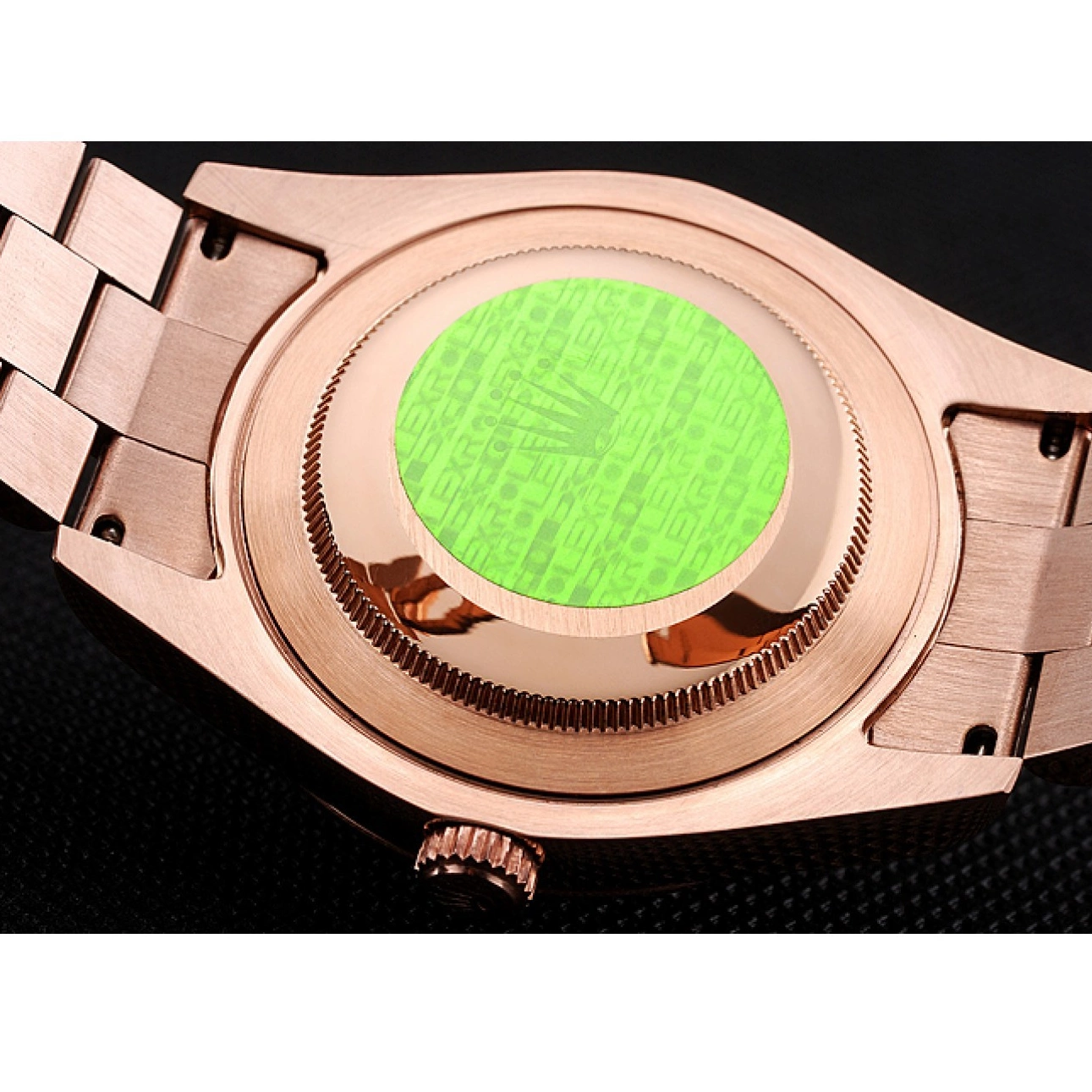 Good copy rolex watches Etched Day Gold 40 Bracelet Dial Swiss Date And Rose Gold Case Rolex Rose 0608